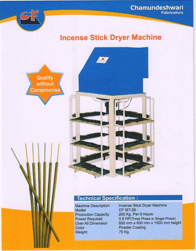 Agarbatii Dryer Machine